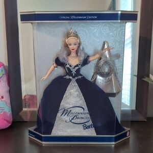 Barbie Millennium Princess in Navy and Silver Gown